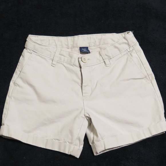 GAP Girls (8 years) Cream Cotton shorts - Picture 1 of 5
